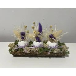 Osterdeko Ostergesteck Deko Trockenblumen