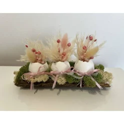 Osterdeko Ostergesteck Deko Trockenblumen