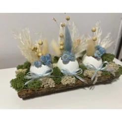 Osterdeko Ostergesteck Deko Trockenblumen