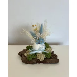 Osterdeko Ostergesteck Trockenblumen