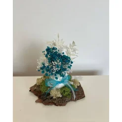 Osterdeko Ostergesteck Trockenblumen