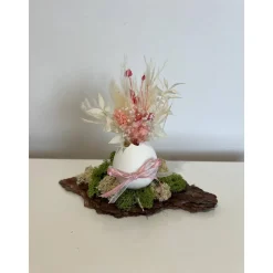 Osterdeko Ostergesteck Trockenblumen