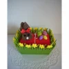 Osterdeko Osterkörbchen Osterhase Ostereier Ostergeschenk Hase Geschenk Ostern