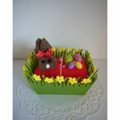 Osterdeko Osterkörbchen Osterhase Ostereier Ostergeschenk Hase Geschenk Ostern