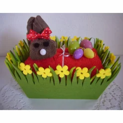 Osterdeko Osterkörbchen Osterhase Ostereier Ostergeschenk Hase Geschenk Ostern