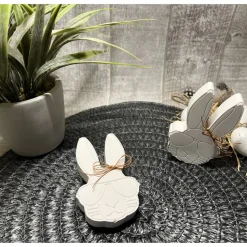 Osterdeko Raysin coole Osterhasen mit Schleife Hase Homedekor Figur kl. Aufmerksamkeit Geschenkidee Männer Mitbringsel