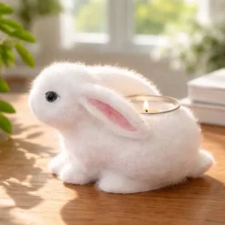 Osterdekoration - Teelichthalter - Osterhase - Kaninchen