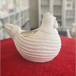 Osterdekoration - Teelichthalter - Osterhuhn -