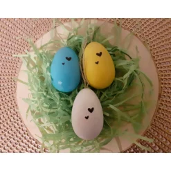 Osterei | Holz | Holzeier | Ostern | Dekoration | Osterstrauch | Geschenk