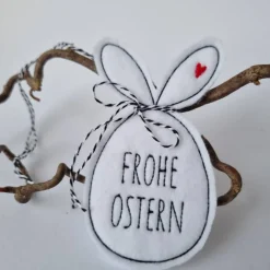 Osterei aus Filz mit 