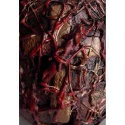 Osterei COCOONED Osterdeko  Keramikei dekoriert mit Modeliermasse im Steampunk-Stil Viktorianisch Deko-Ei Mystisches Ei