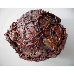 Osterei COCOONED Osterdeko  Keramikei dekoriert mit Modeliermasse im Steampunk-Stil Viktorianisch Deko-Ei Mystisches Ei