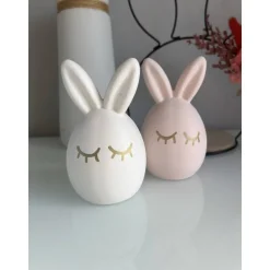 Osterei Deko mit Hasenohren / Osterhase / Dekoration / Osterdekortion / Ei mit Hasenohren / Osterei mit Ohren / Ostern