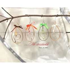 Osterei filigraner Osterschmuck Drahtei Gänseeigroß handgefertigt