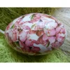 Osterei Gänseei mit italienischem Buntpapier – Einzigartige Decoupage-Dekoration 9-10 cm