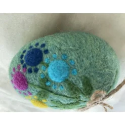 Osterei mit Styroporkern Wollfilz nadelgefilzt Ostern Osterndekoration