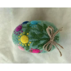 Osterei mit Styroporkern Wollfilz nadelgefilzt Ostern Osterndekoration