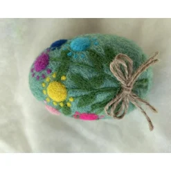 Osterei mit Styroporkern Wollfilz nadelgefilzt Ostern Osterndekoration