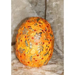 Osterei Osterdeko LIBELLEN & BLÄTTER Acrylmalerei auf einem Keramikei Ostergeschenk Künstler-Ei Sammlerstück Handarbeit