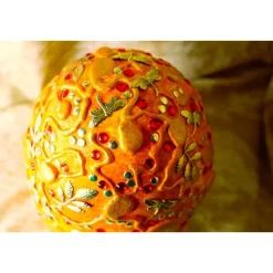 Osterei Osterdeko LIBELLEN & BLÄTTER Acrylmalerei auf einem Keramikei Ostergeschenk Künstler-Ei Sammlerstück Handarbeit