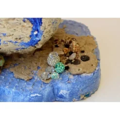 Osterei SCHATZINSEL Maritimes Ostergeschenk ausgefallene Skulptur Ei Künstler-Ei Osterei Maritime Dekoration