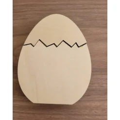 Osterei Verpackung für Geldgeschenke,aus Holz, Personalisierbar,Geldscheinbox