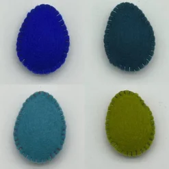 Ostereier - Fensterdeko - Osterstrauß - Filz