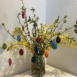 Ostereier - Fensterdeko - Osterstrauß - Filz