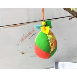 Ostereier bunt Gänseei groß Osterschmuck Patchworkei