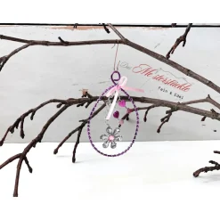 Ostereier Gänseei groß Drahtei Beerenfarben handgemacht