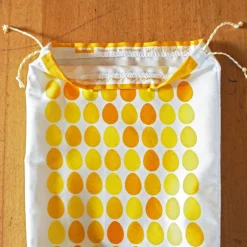 OSTEREIER Ostern kleiner Stoffbeutel, nachhaltige Geschenkverpackung