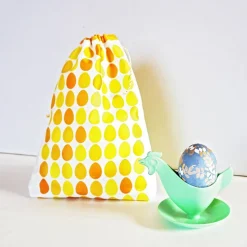 OSTEREIER Ostern kleiner Stoffbeutel, nachhaltige Geschenkverpackung