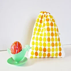 OSTEREIER Ostern kleiner Stoffbeutel, nachhaltige Geschenkverpackung