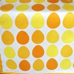 OSTEREIER TISCHLÄUFER Platzdeckchen aus Bio-Baumwolle