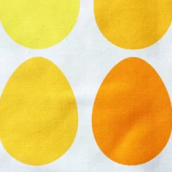 OSTEREIER TISCHLÄUFER Platzdeckchen aus Bio-Baumwolle