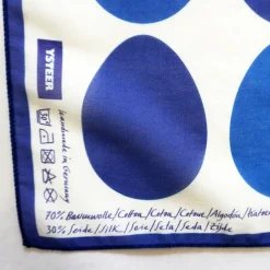 OSTEREIER TUCH BLAU Ostern Baumwolle Seide