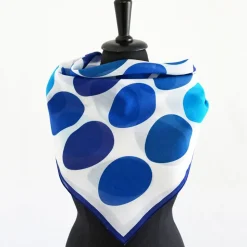 OSTEREIER TUCH BLAU Ostern Baumwolle Seide