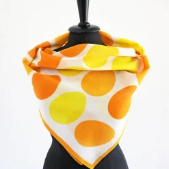 OSTEREIER TUCH GELB Ostern Baumwolle Seide