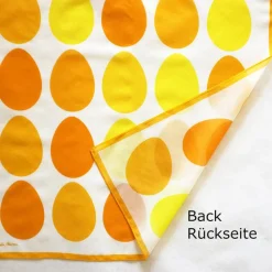 OSTEREIER TUCH GELB Ostern Baumwolle Seide