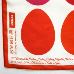 OSTEREIER TUCH ROT Ostern Baumwolle Seide