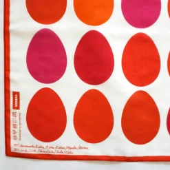 OSTEREIER TUCH ROT Ostern Baumwolle Seide