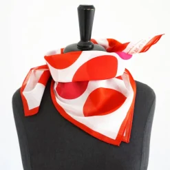 OSTEREIER TUCH ROT Ostern Baumwolle Seide