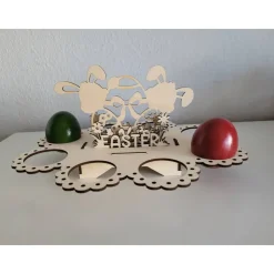 Ostereierhalter aus Holz ,Handmade, Oster-Deko,Geschenk,Mitbringsel