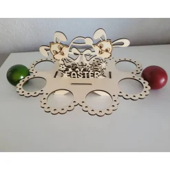 Ostereierhalter aus Holz ,Handmade, Oster-Deko,Geschenk,Mitbringsel
