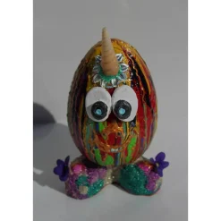 Osterfigur MILO EIERMEIER Ostergeschenk Skulptur Ei Künstler-Ei Osterei Einhorn