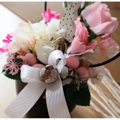 Ostergesteck Tischdeko Ostern gepunkteter Hase #2