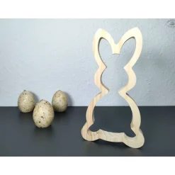 Osterhase / Hase aus Fichtenholz