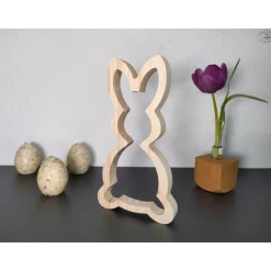 Osterhase / Hase aus Fichtenholz