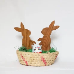 Osterhase, Altholzdekoration, Osterdekoration