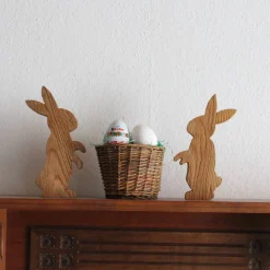 Osterhase, Altholzdekoration, Osterdekoration